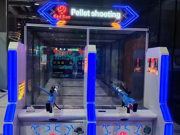 Pneumatic pellet shooting
